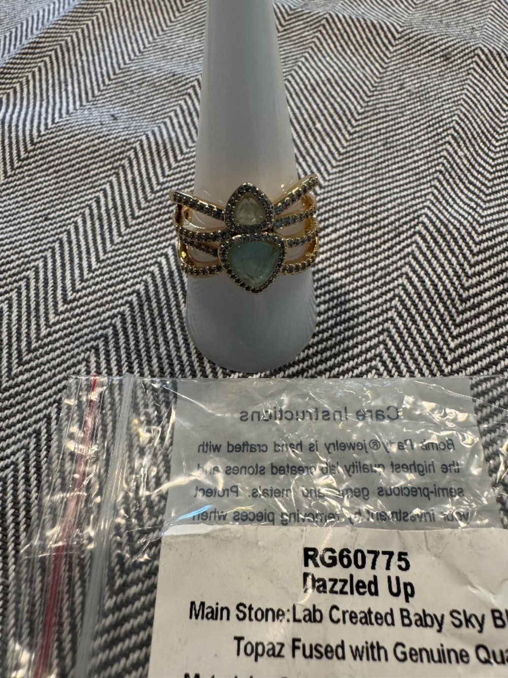 Dazzle Up - Birthday/Original Ring by BP - Size 10. -  RG60775
